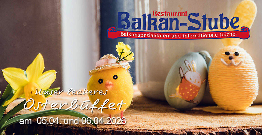 Balkanstube Gleidingen Osterbuffet 2026